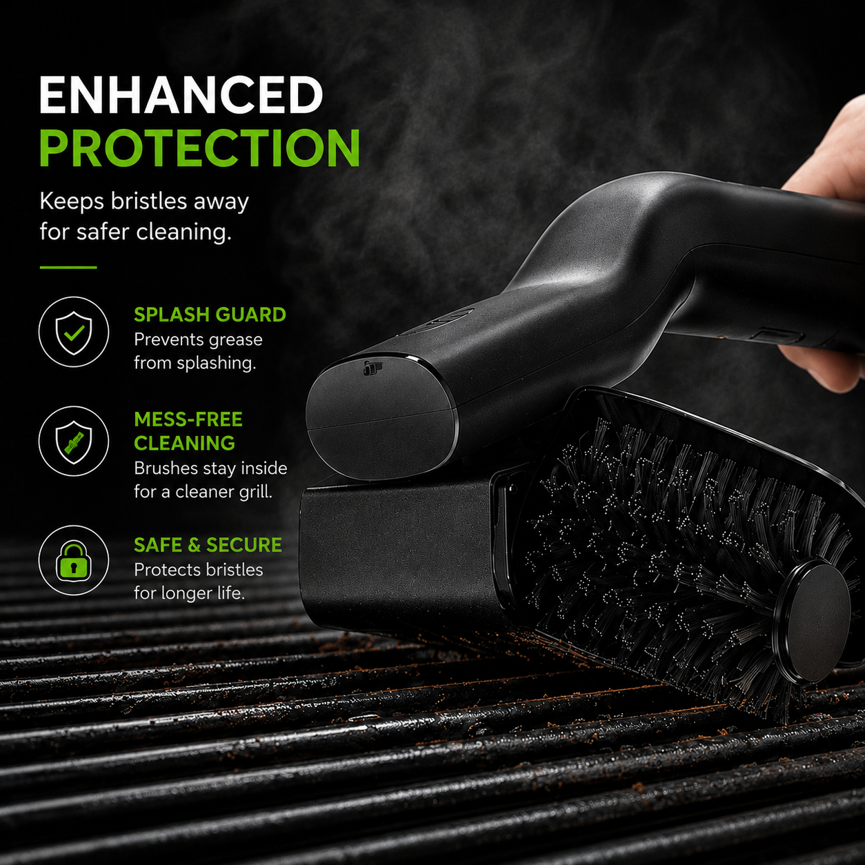 GrillX-O™ | Electric BBQ Grill Cleaning Brush
