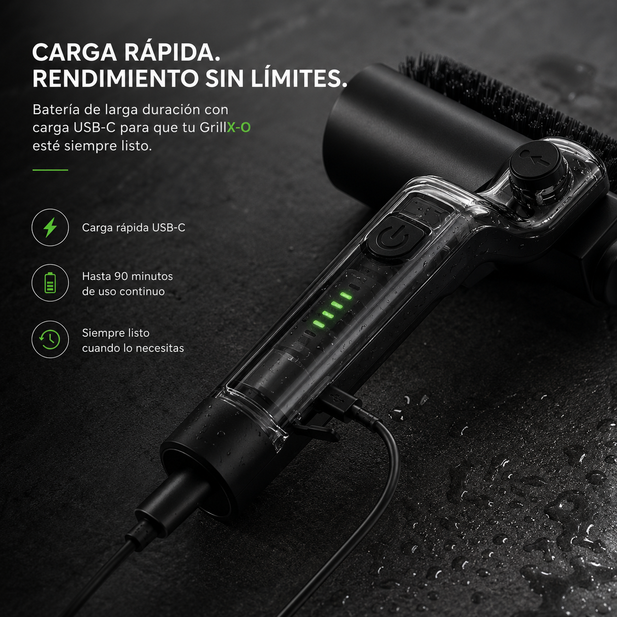 Electric BBQ brush
