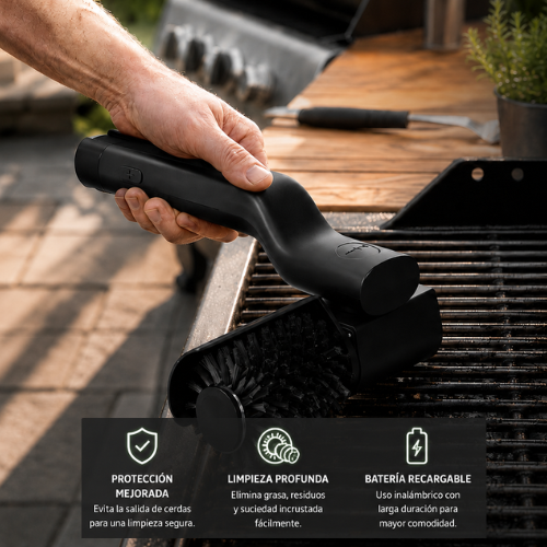 Electric BBQ brush